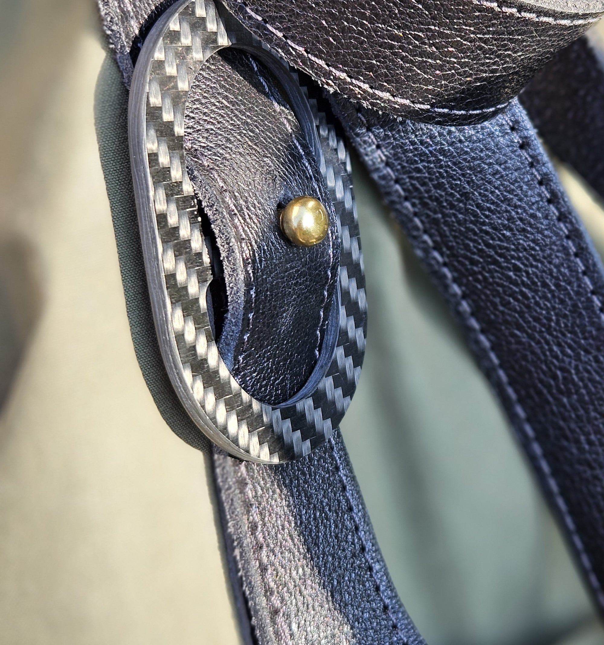 Monica Travel Tote in Waxed Cotton and Leather Sage Green