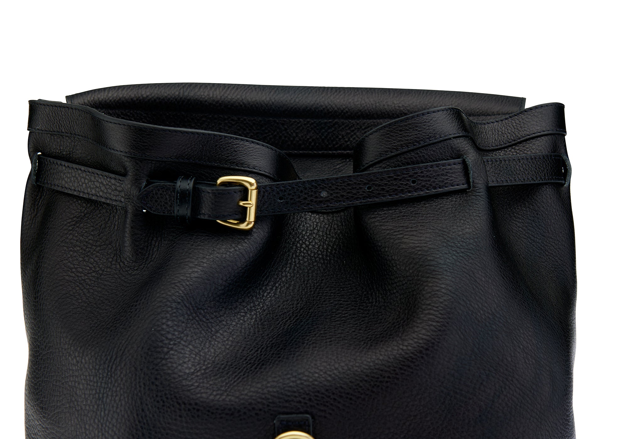 Buckle of Leather No. 5 Knapsack Black