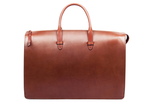 Cognac Bridle|Front Leather View