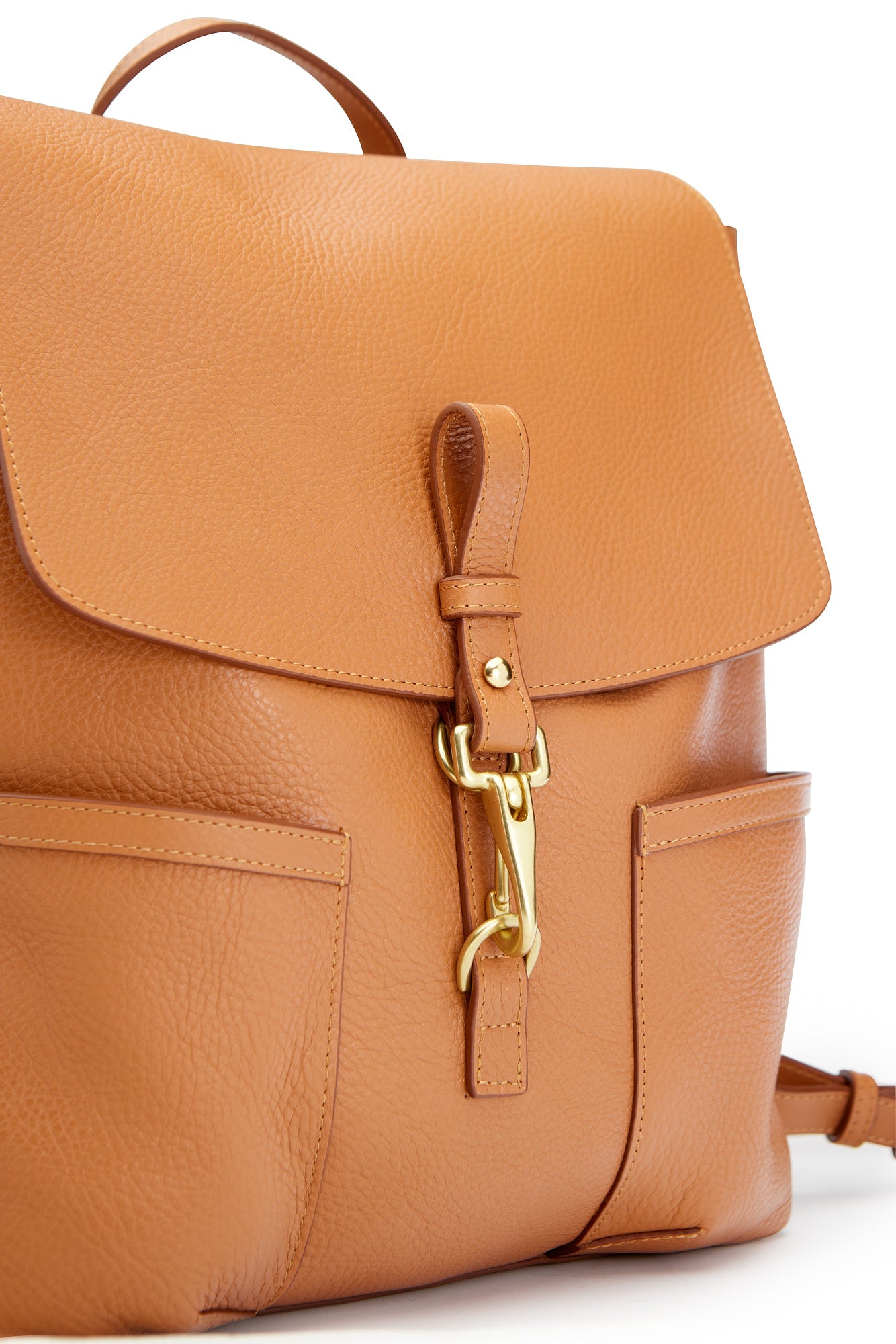 Hook of Leather No. 5 Knapsack Camel