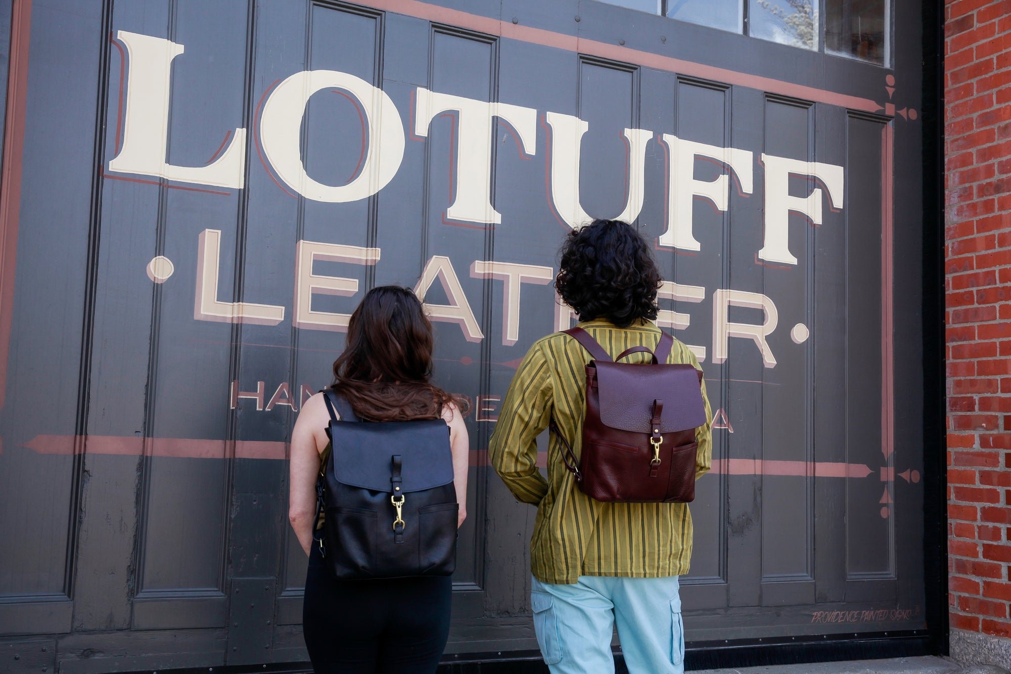 Leather No. 5 Knapsack lifestyle