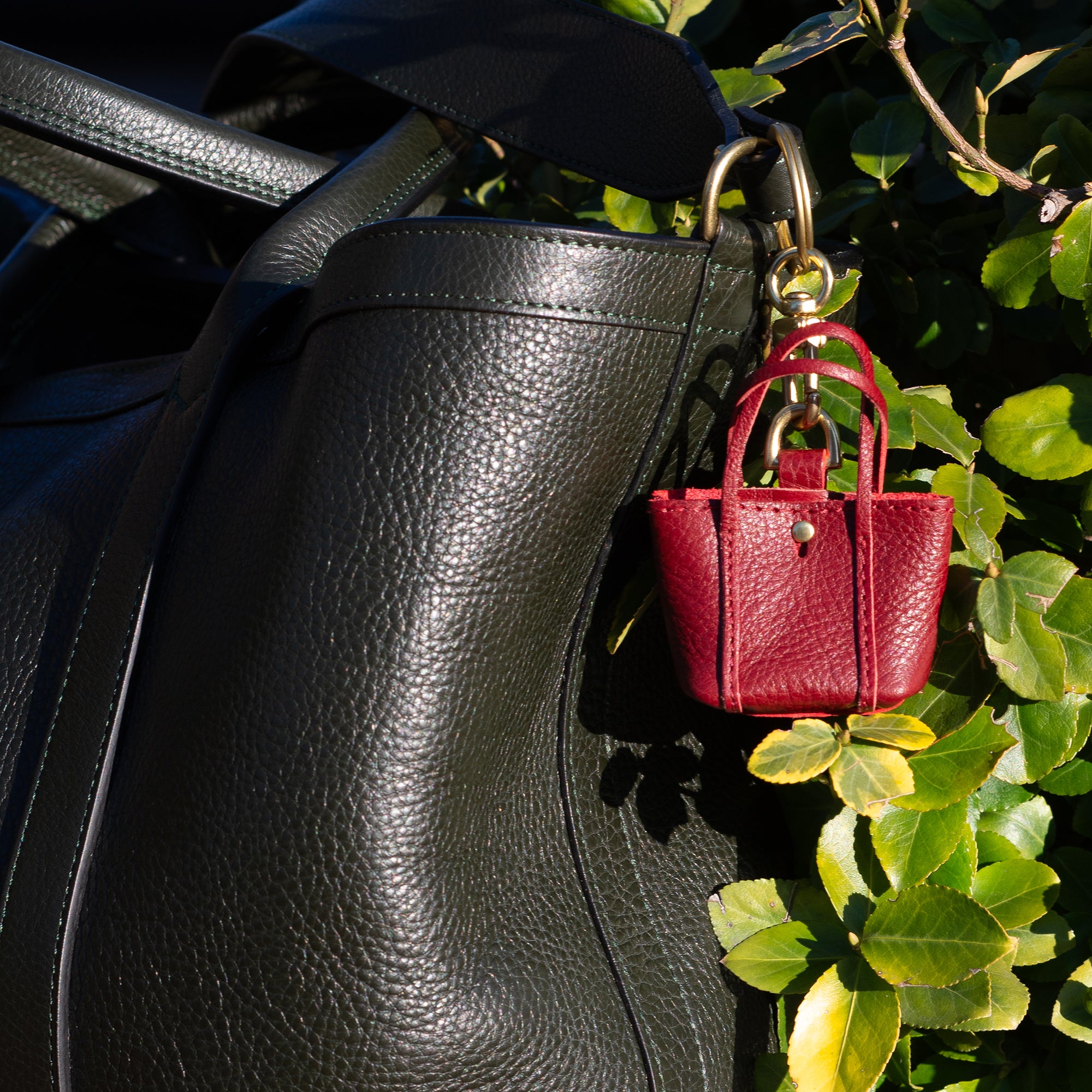 The Micro Tote Red