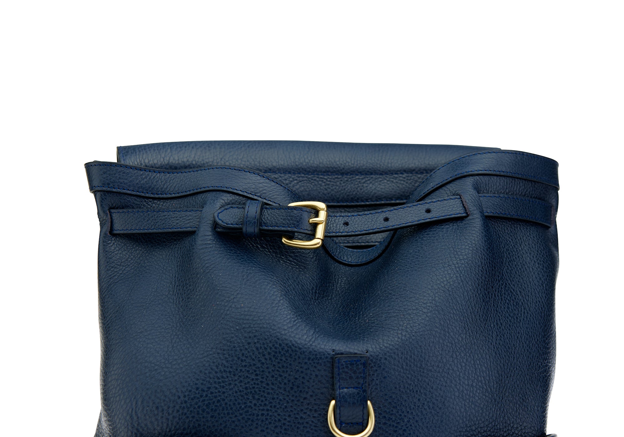 Buckle of Leather No. 5 Knapsack Indigo