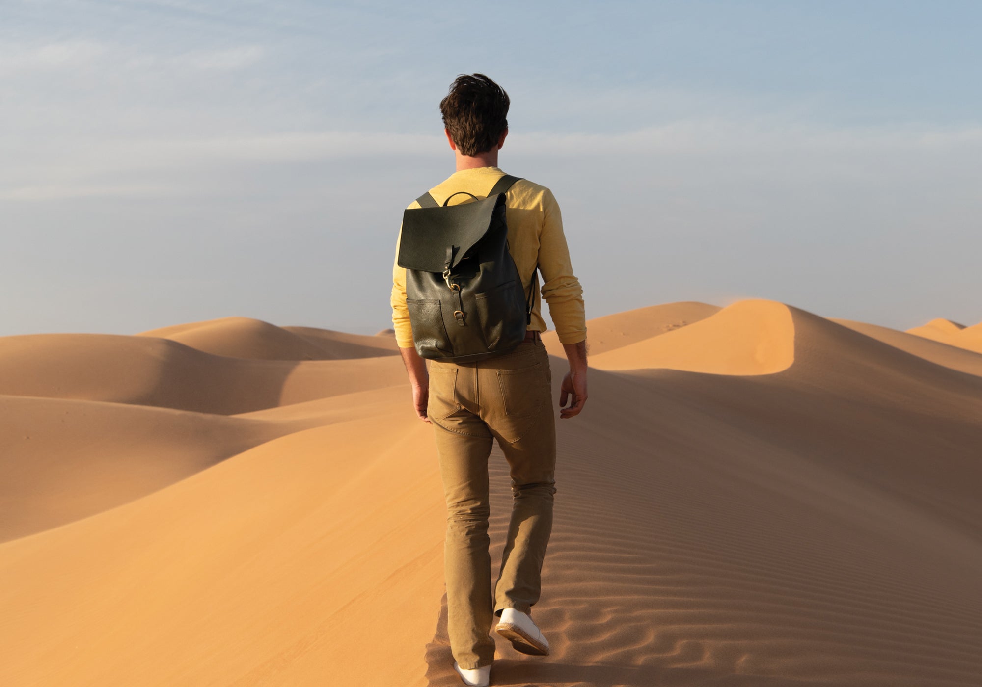 Leather Knapsack Lifestyle