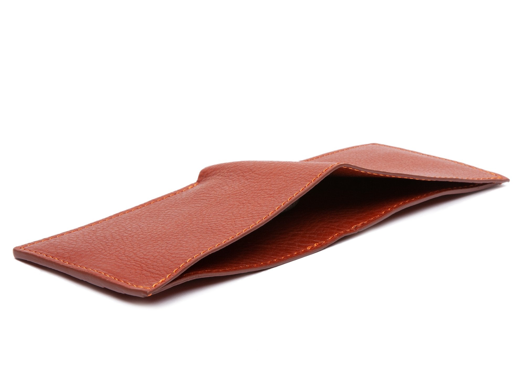 Leather Bifold Wallet Saddle Tan