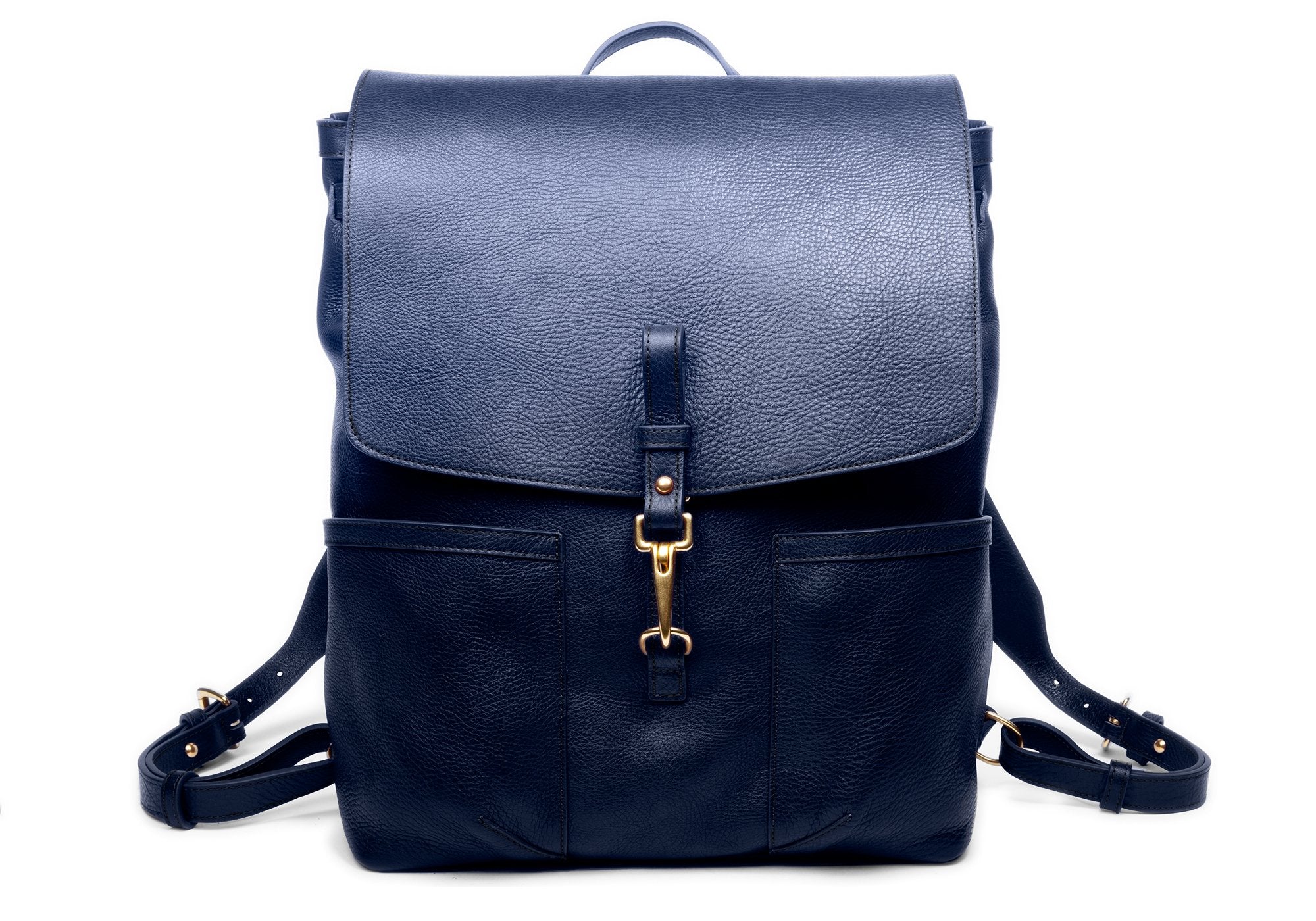 Leather Knapsack Indigo