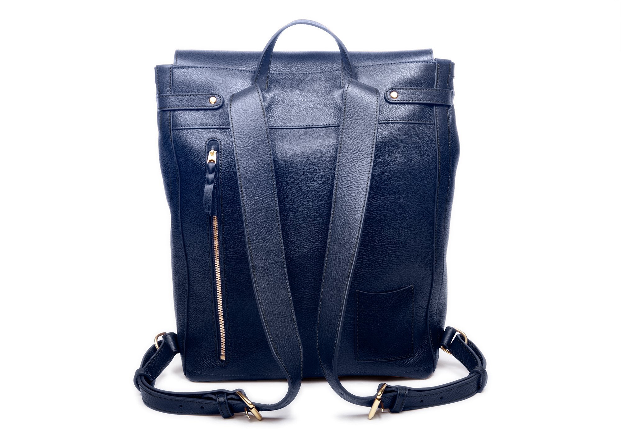 Leather Knapsack Indigo
