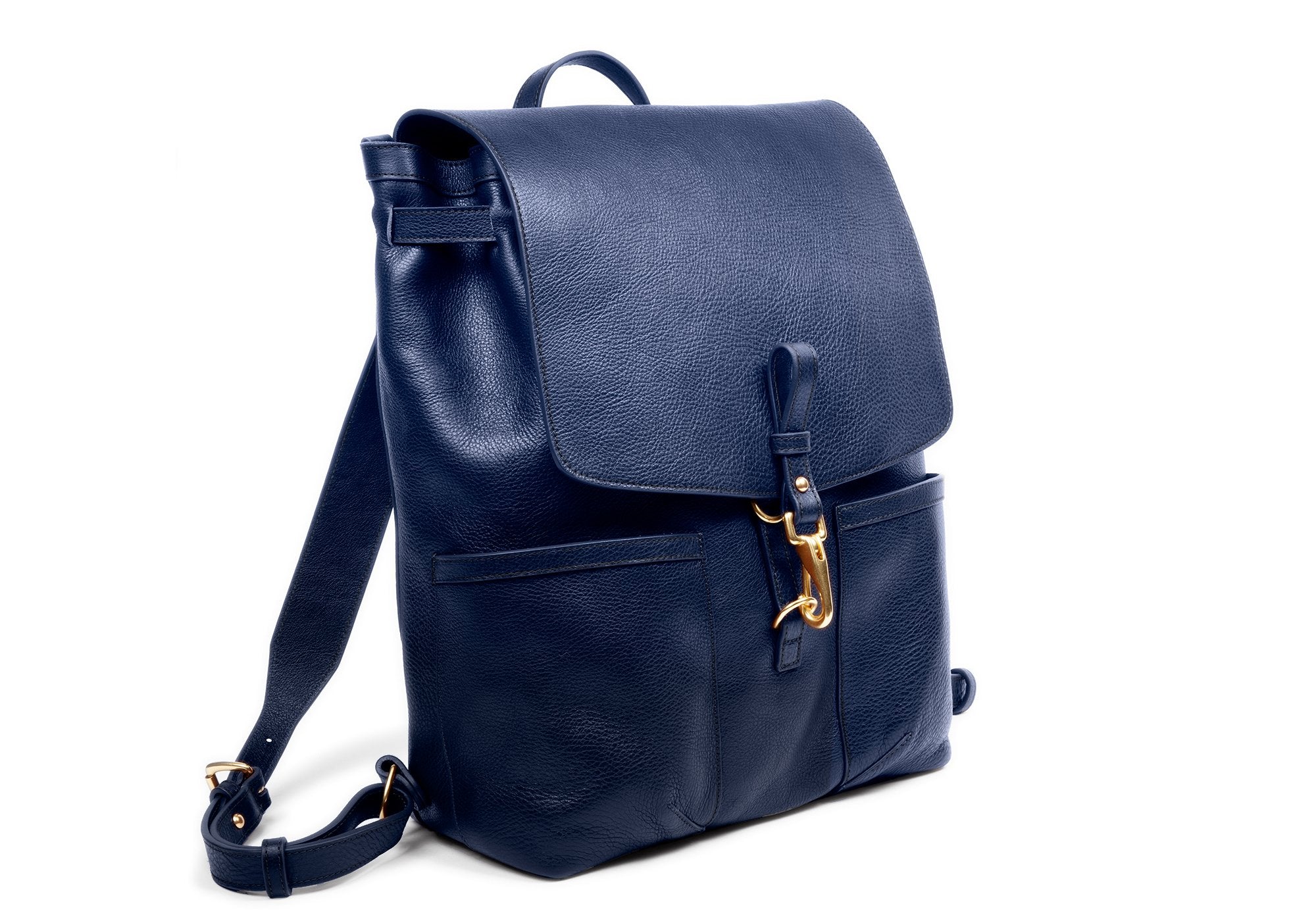 Leather Knapsack Indigo