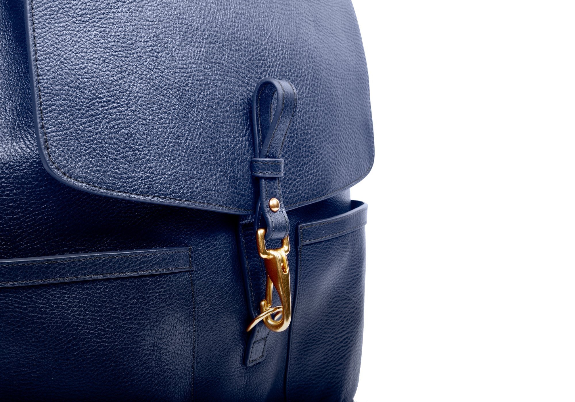 Leather Knapsack Indigo