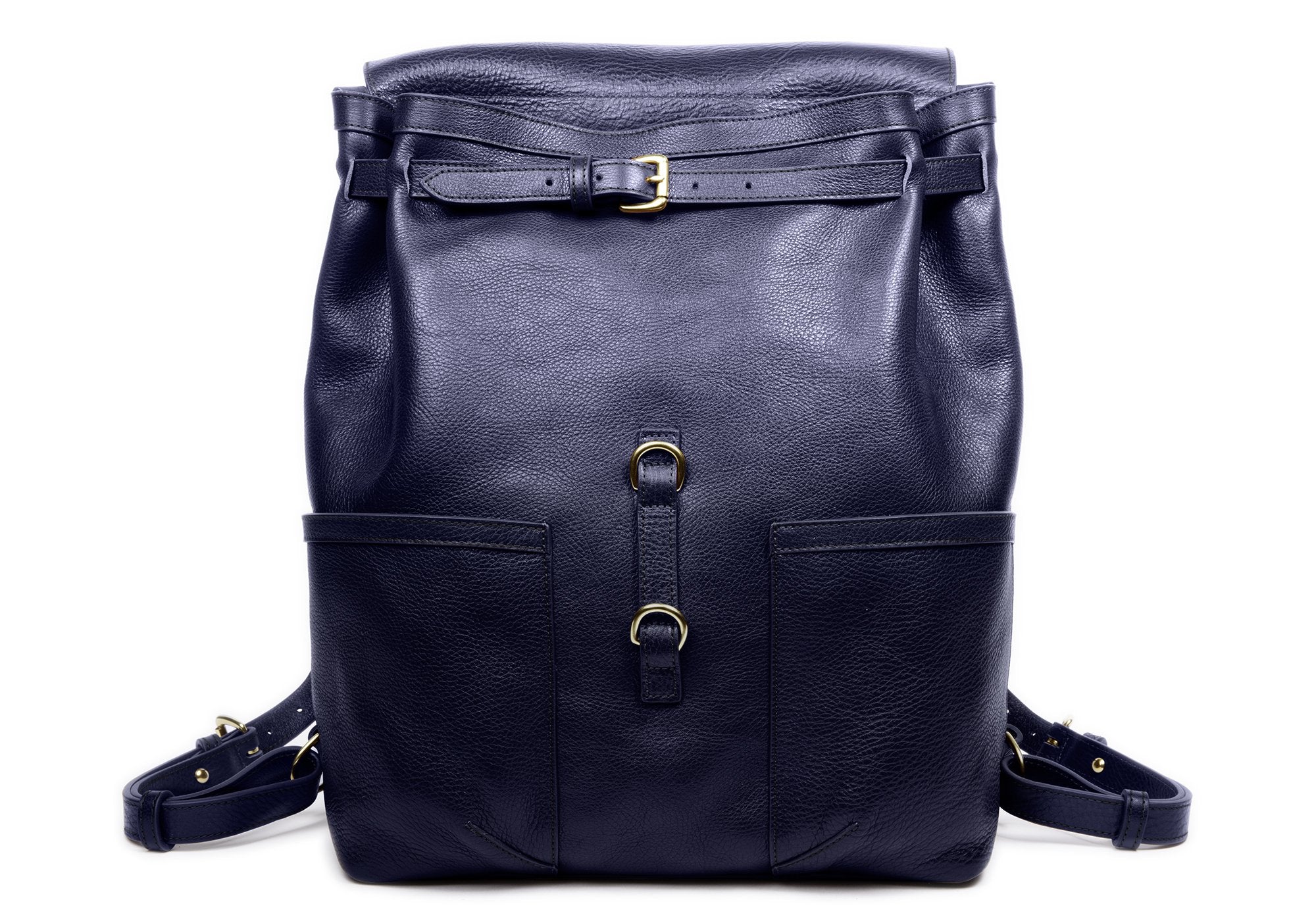 Leather Knapsack Indigo