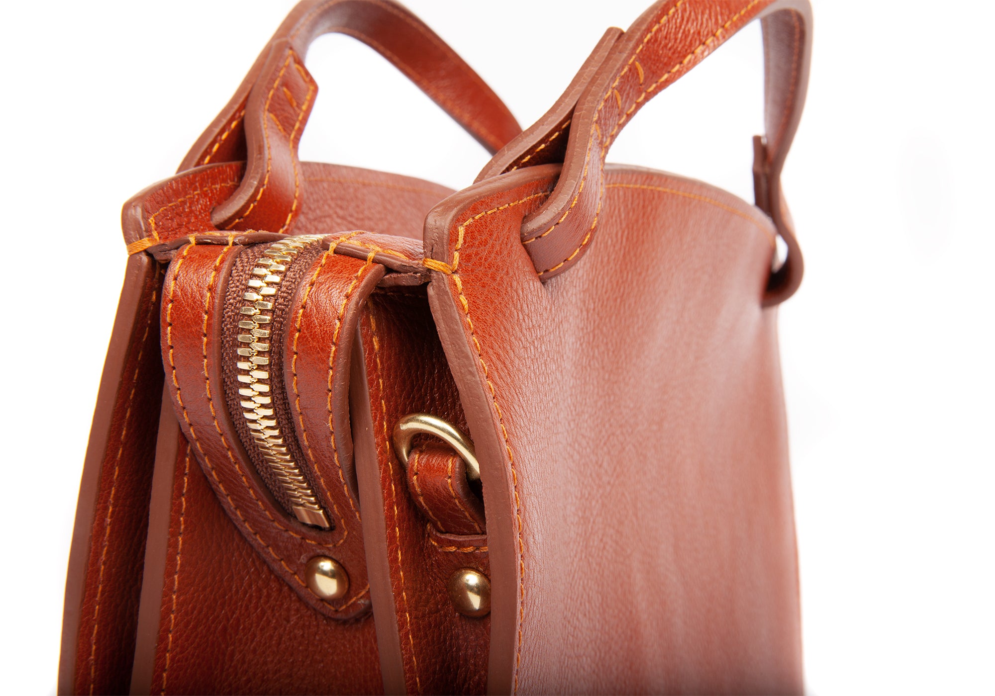 The Sol Handbag Saddle Tan
