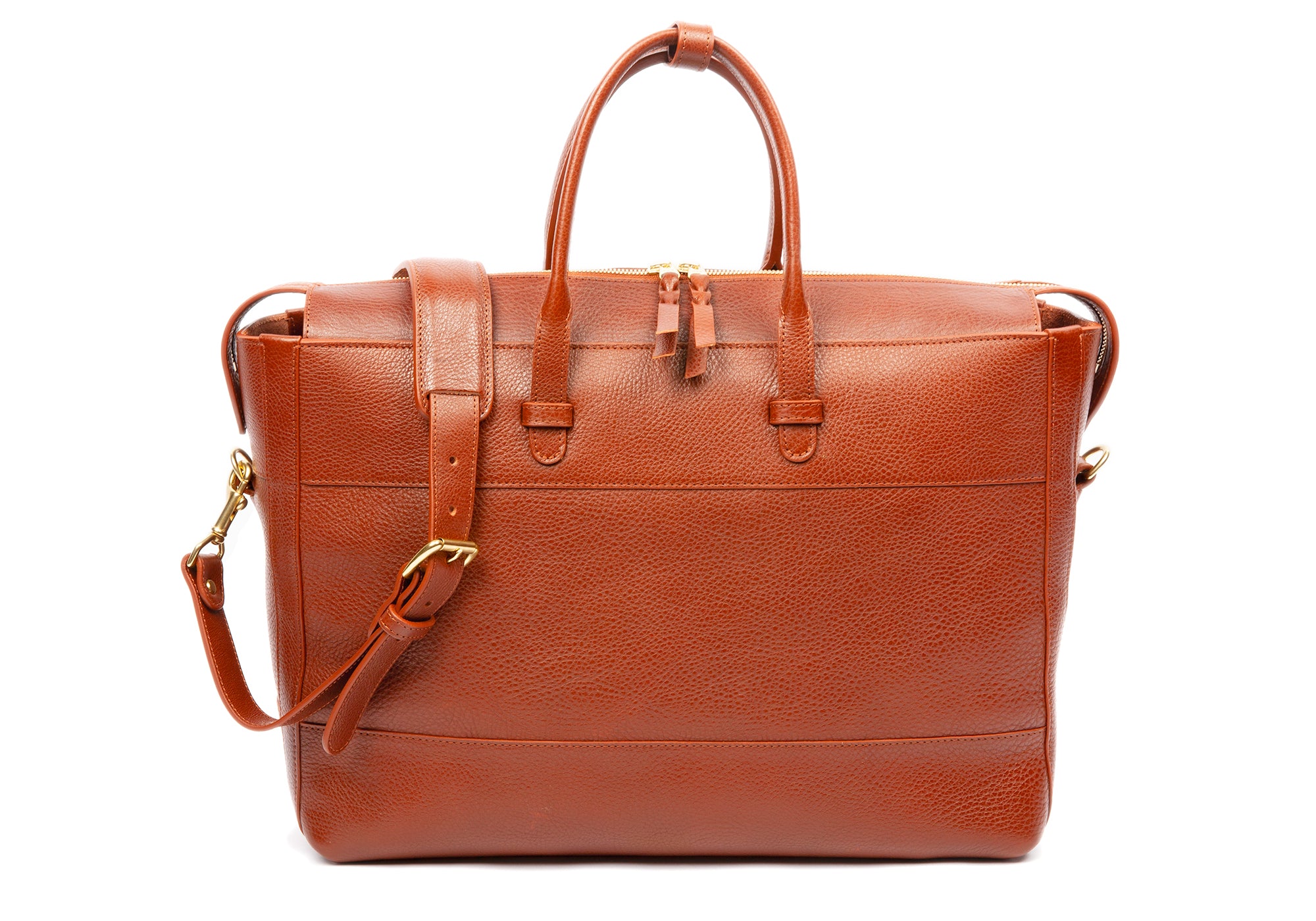The 929 Briefcase Saddle Tan