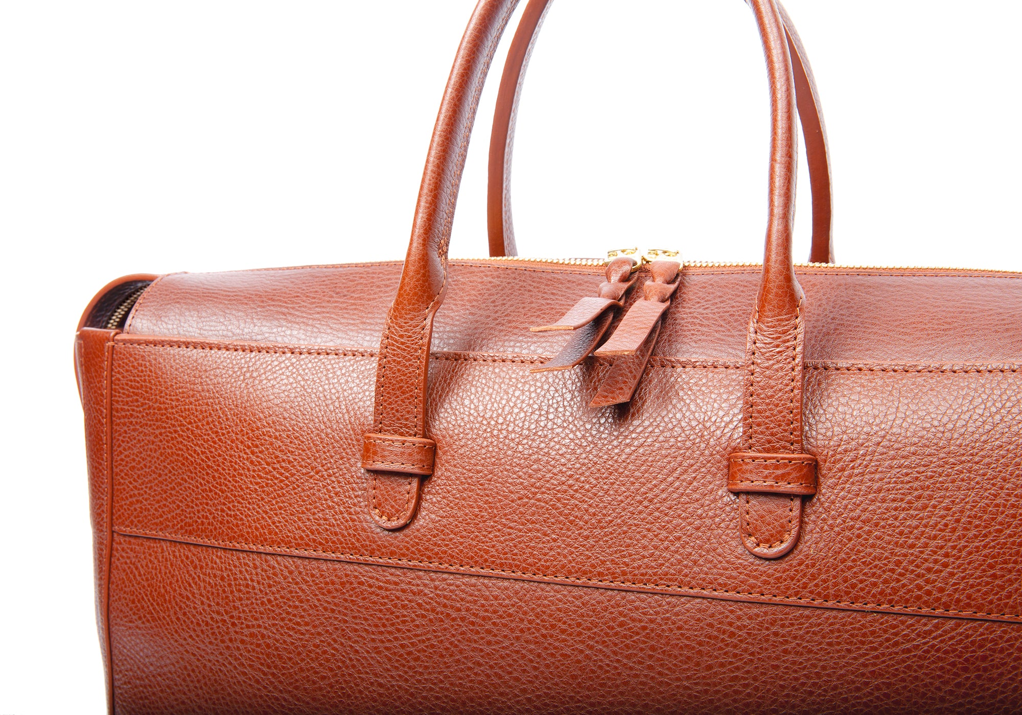 The 929 Briefcase Saddle Tan