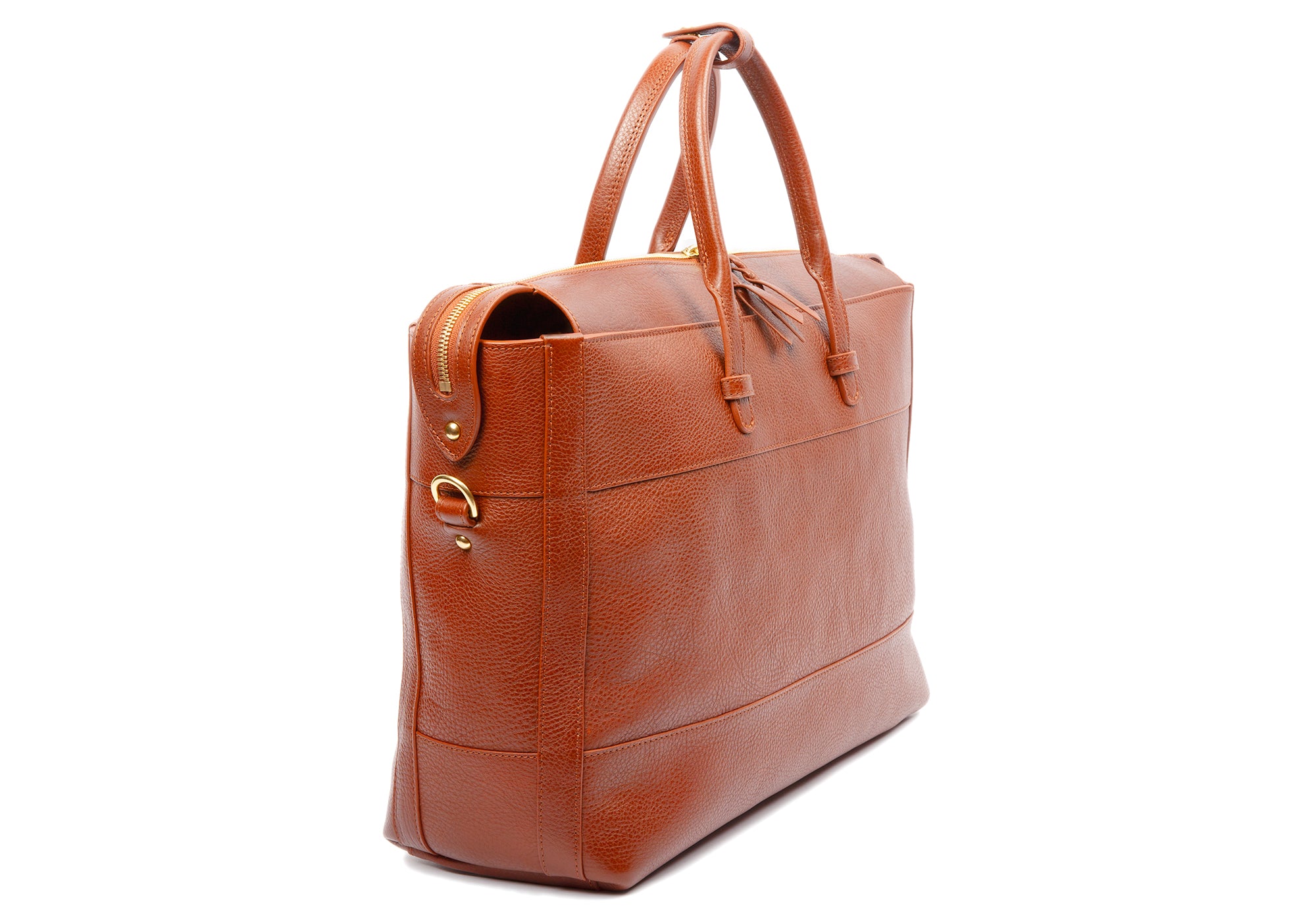 The 929 Briefcase Saddle Tan