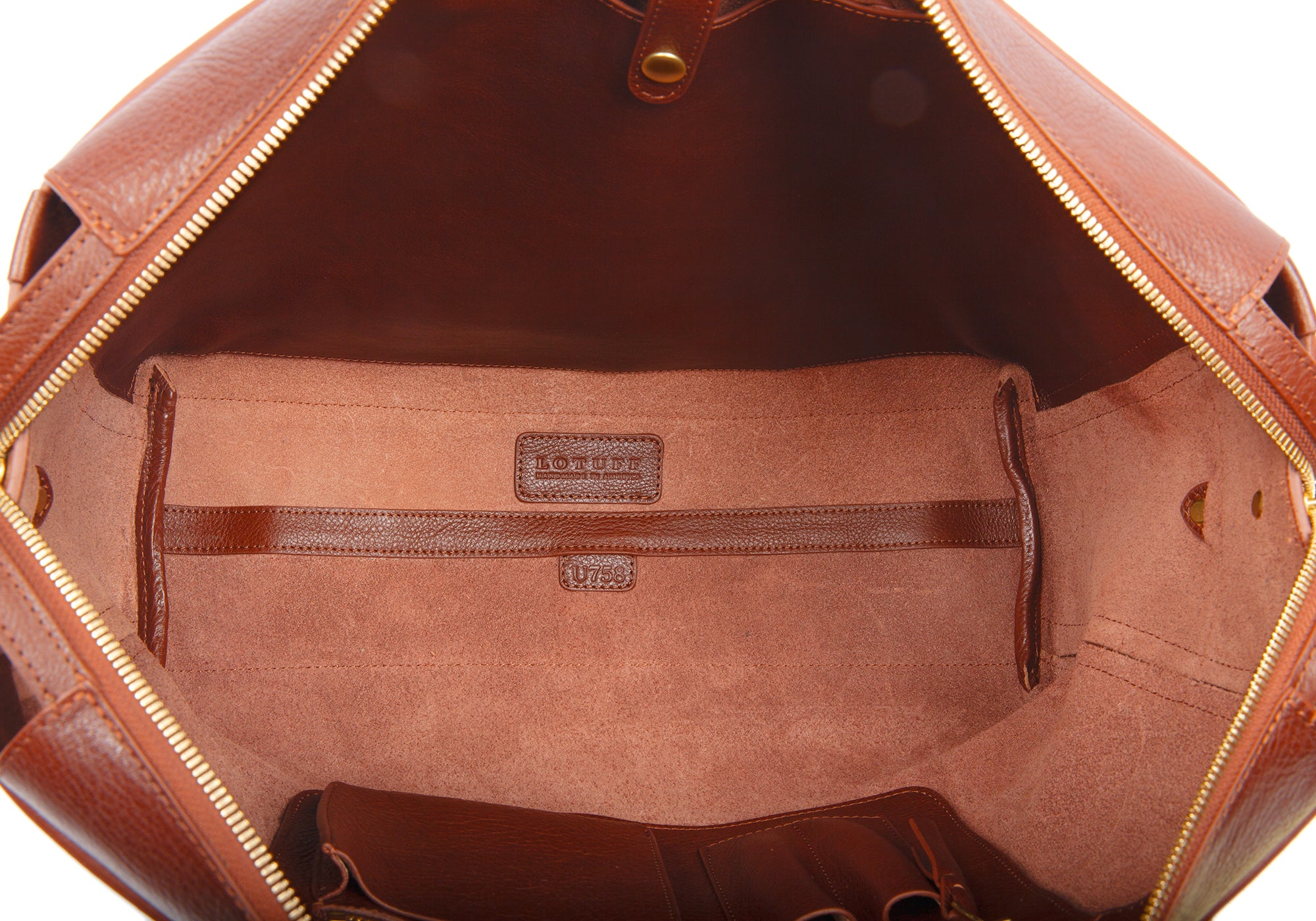 The 929 Briefcase Saddle Tan