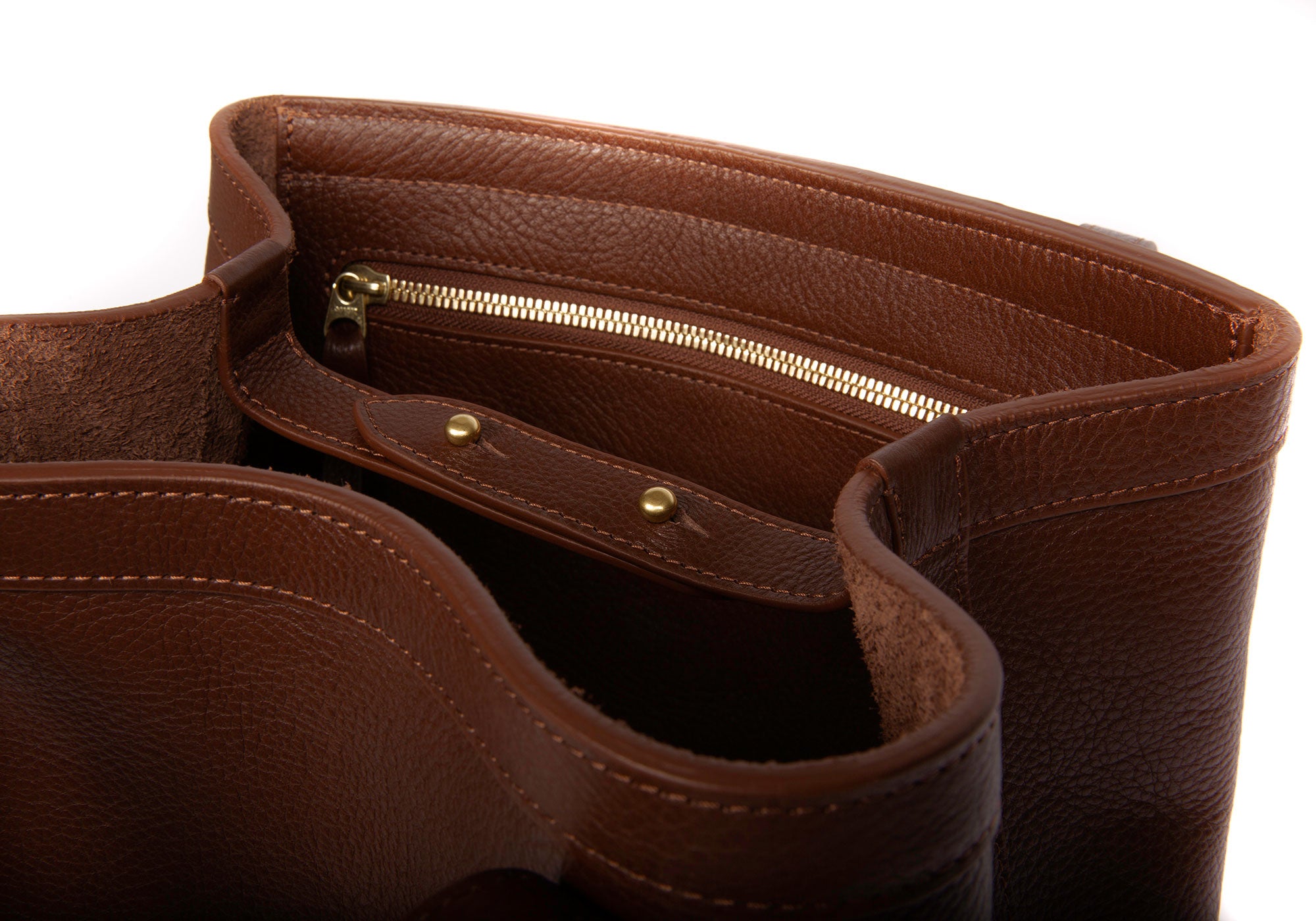 Angle Tote Chestnut