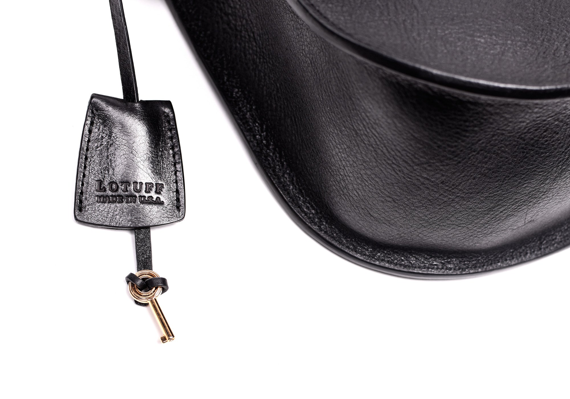 Side Tassle of Arc Shoulder Bag Black-Red