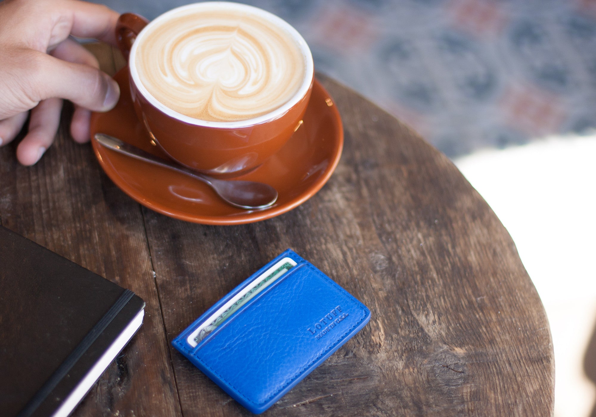 Leather Credit Card Wallet Lifestyle