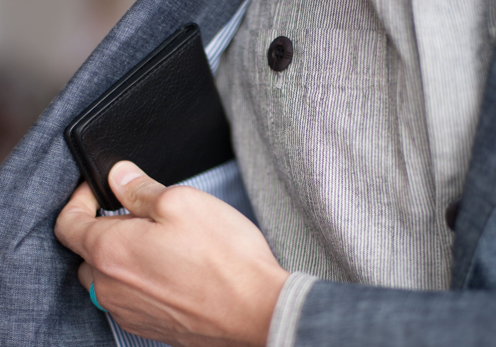 Leather Passport Wallet Lifestyle