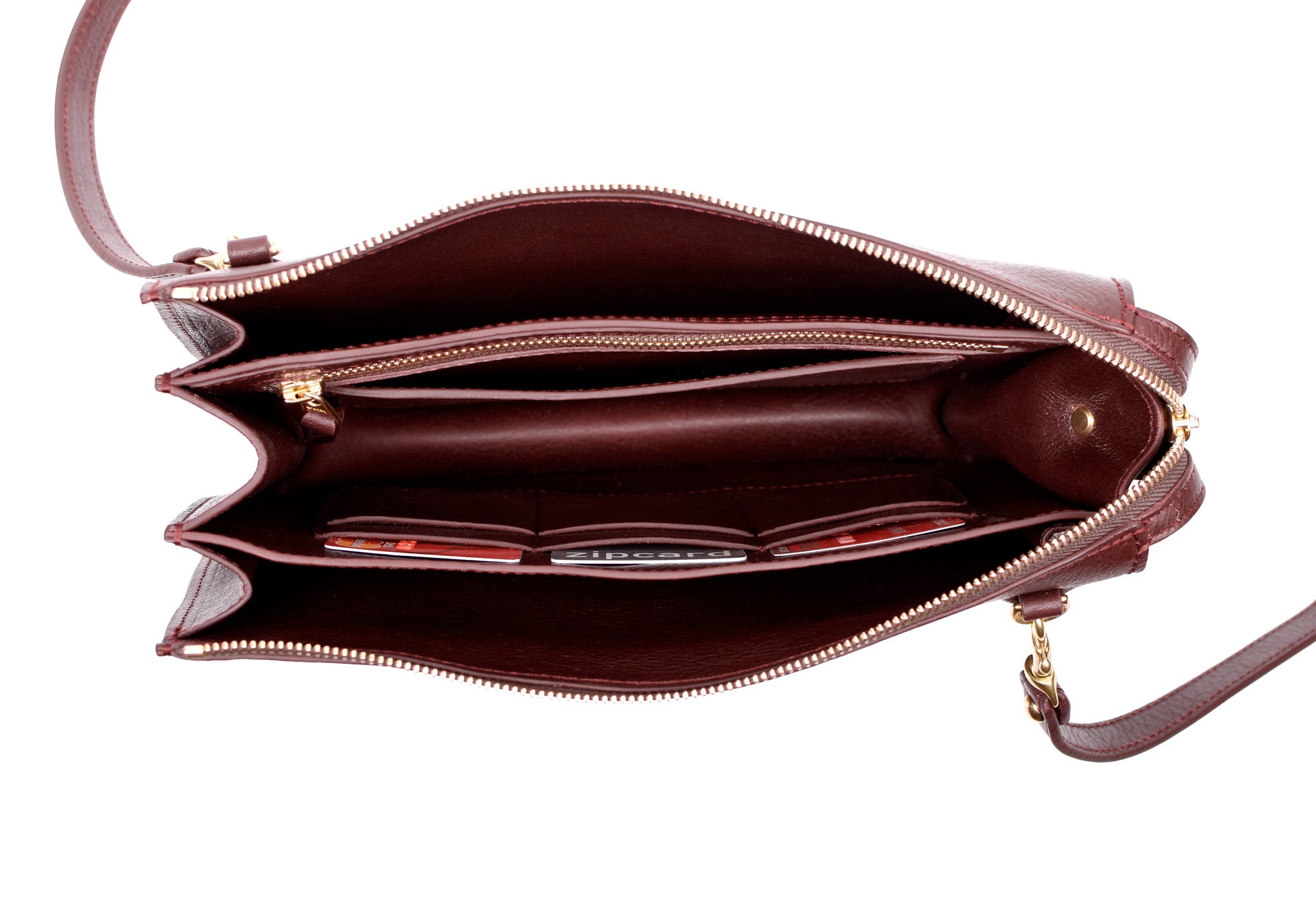 Inner Leather View of The Tripp II Cordovan