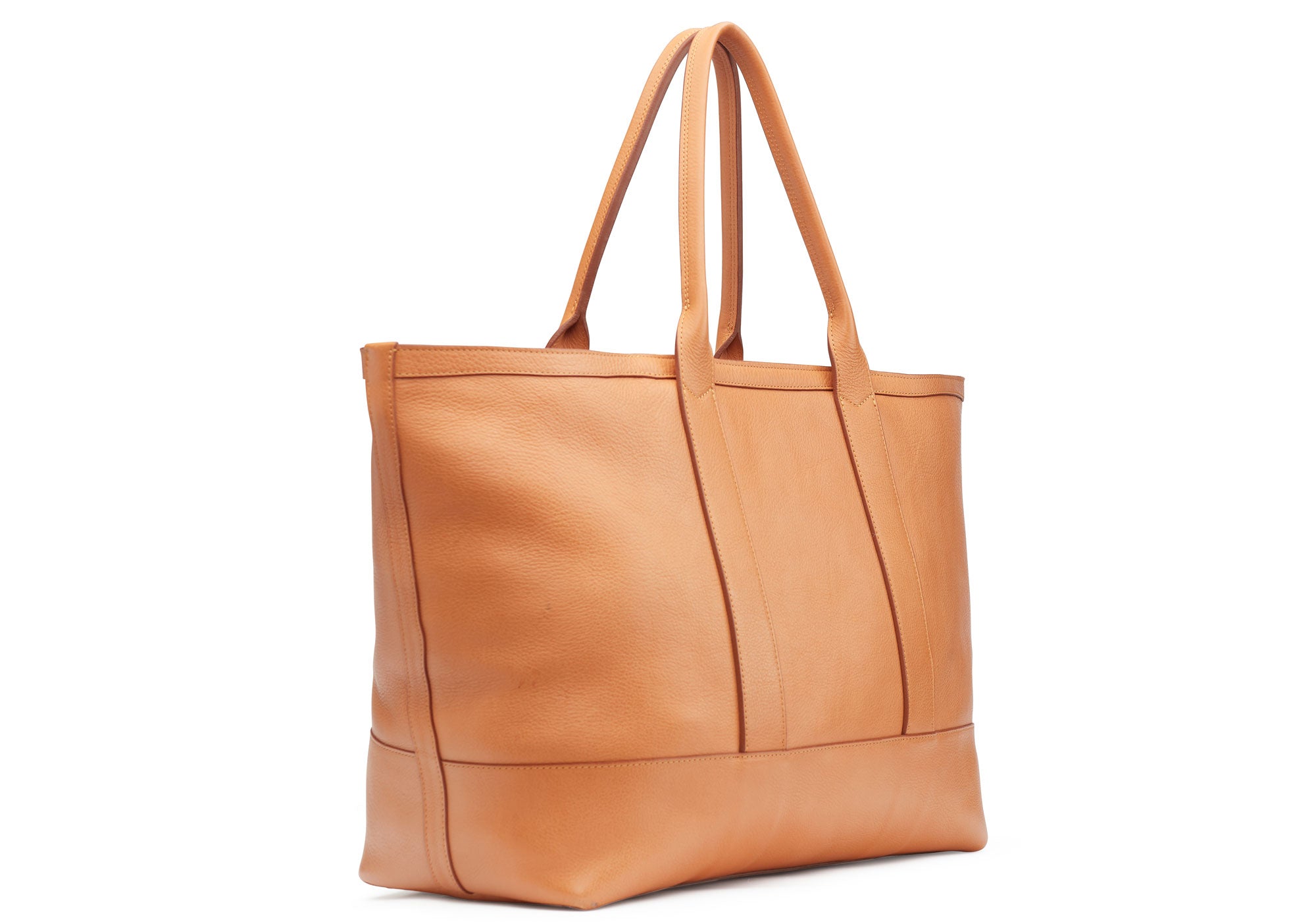 Leather Working Tote Camel
