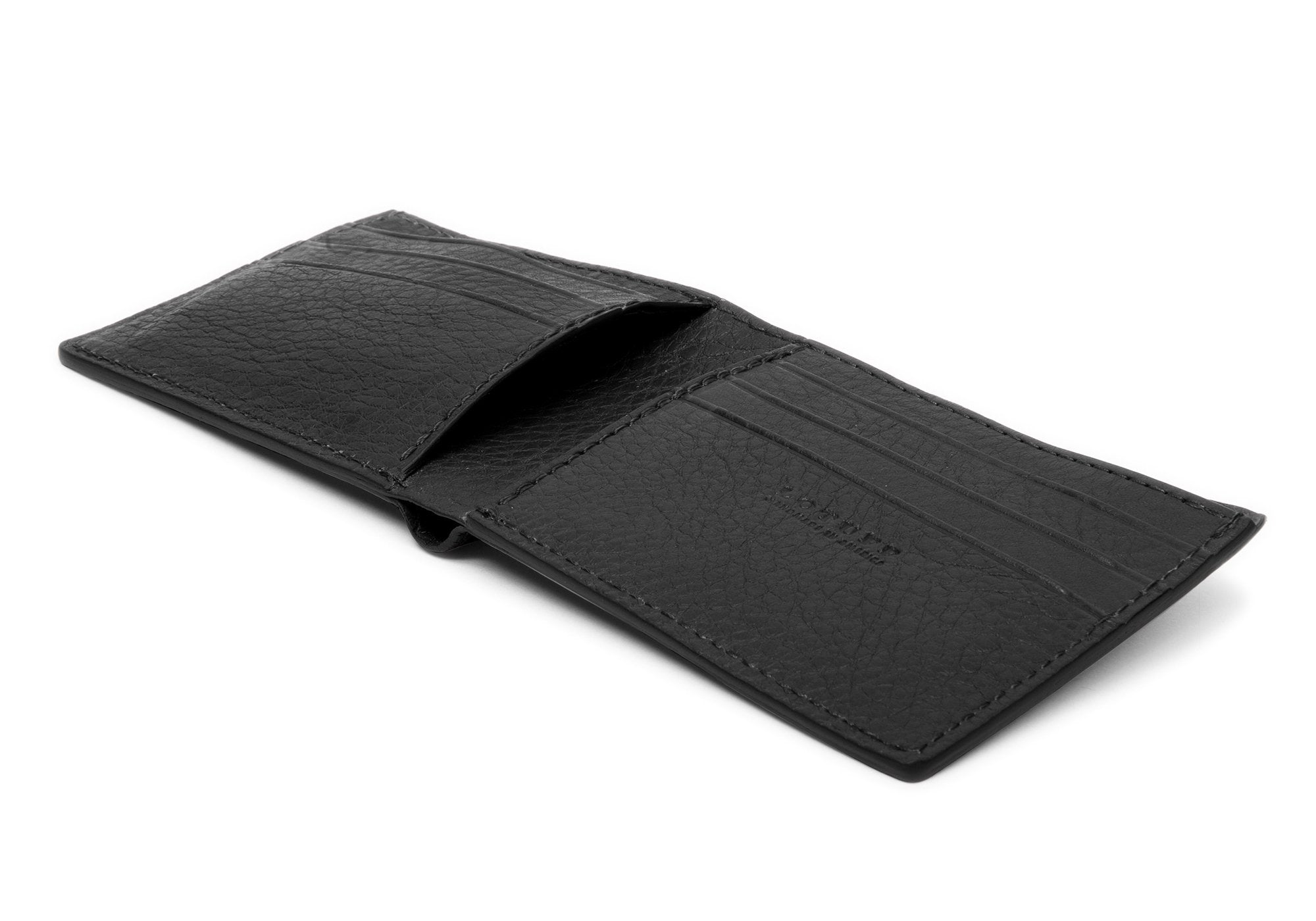 Leather Bifold Wallet Black
