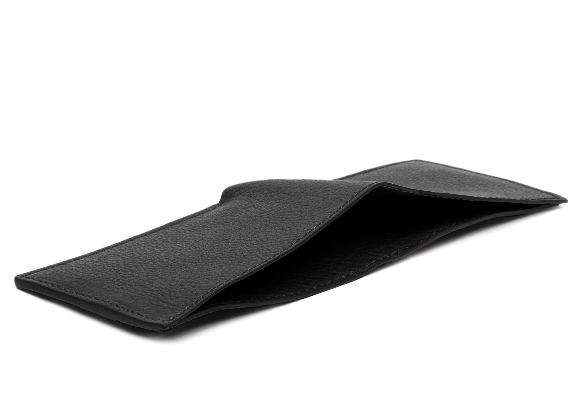 Leather Bifold Wallet Black