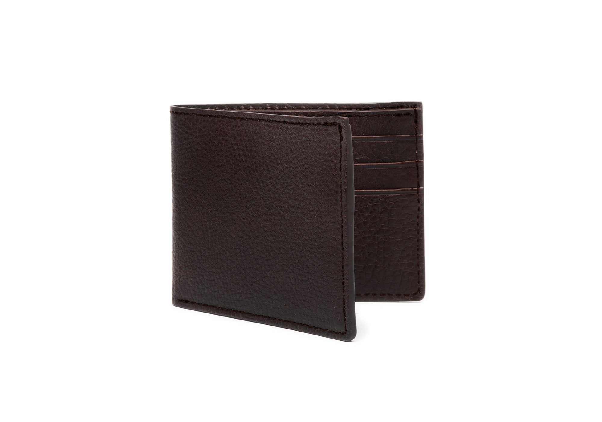 Leather Bifold Wallet Chocolate