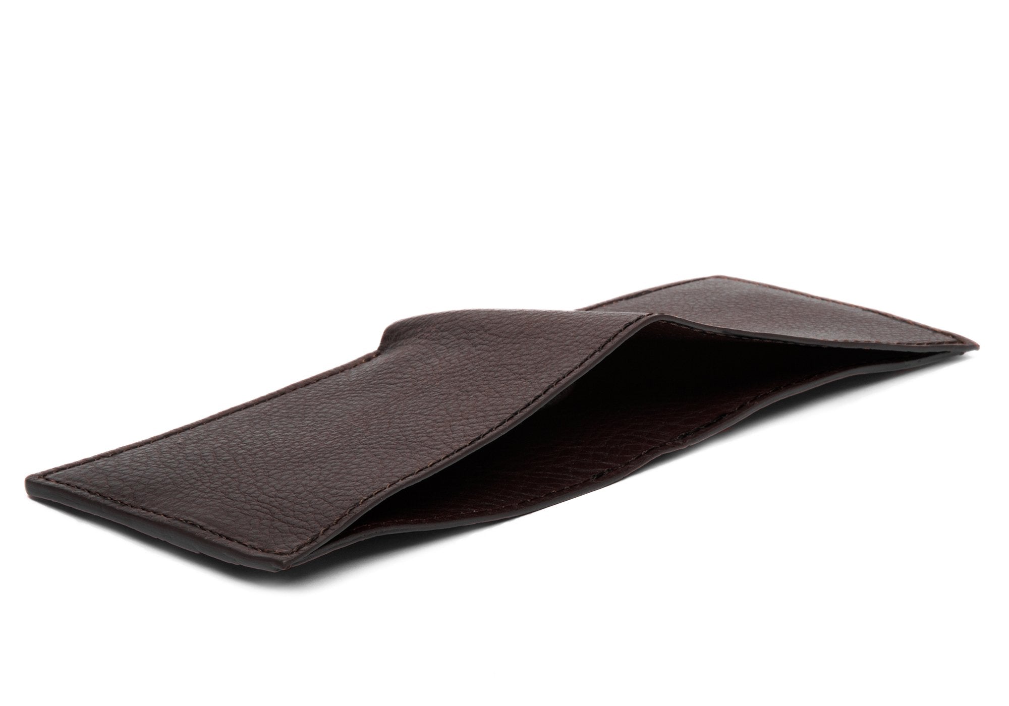 Leather Bifold Wallet Chocolate