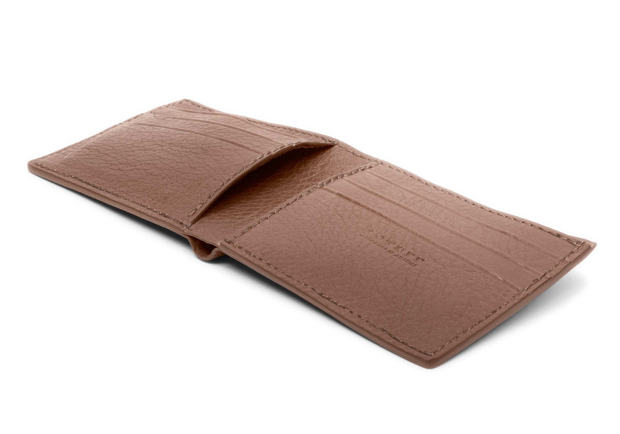 Leather Bifold Wallet Clay