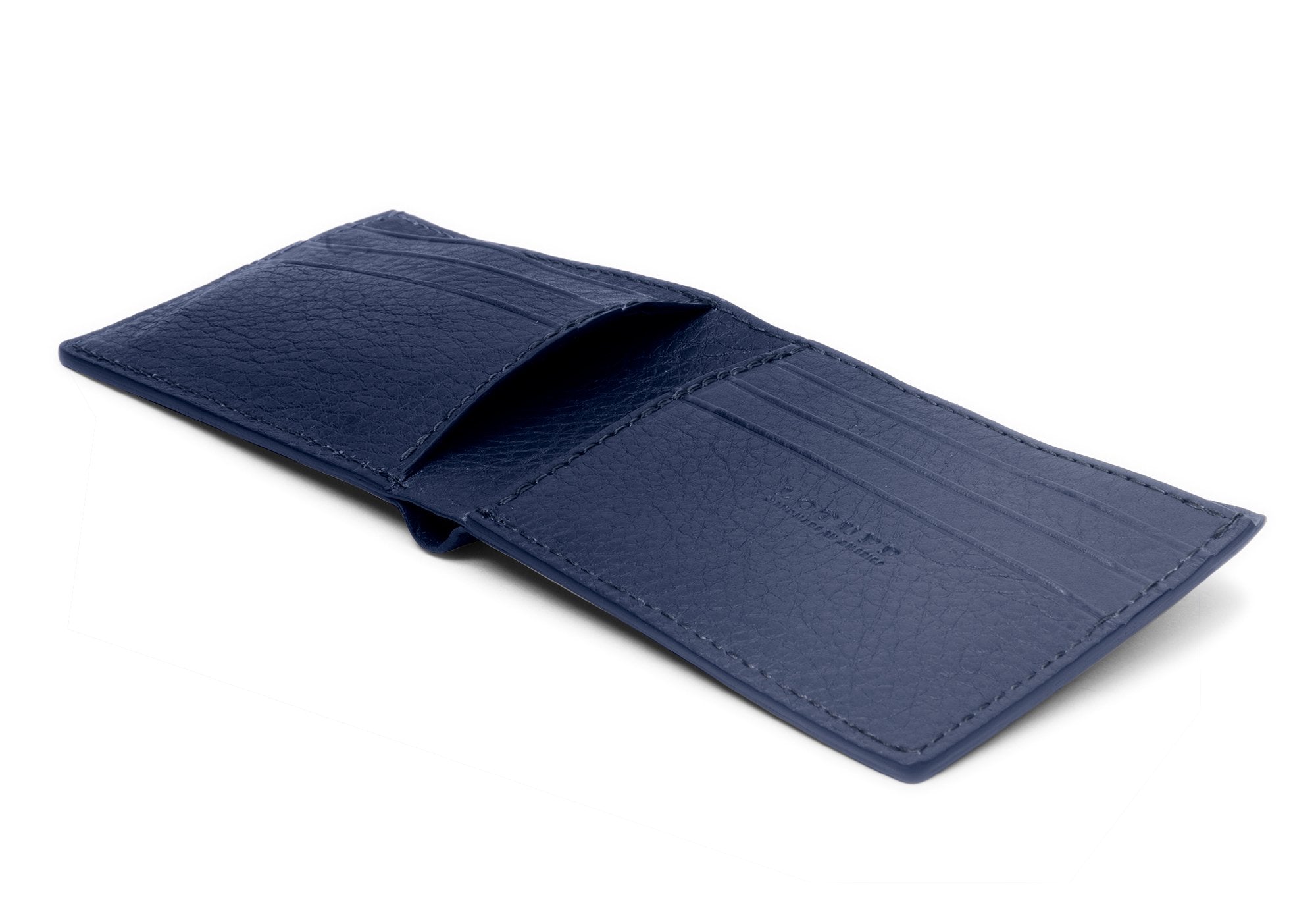 Leather Bifold Wallet Indigo