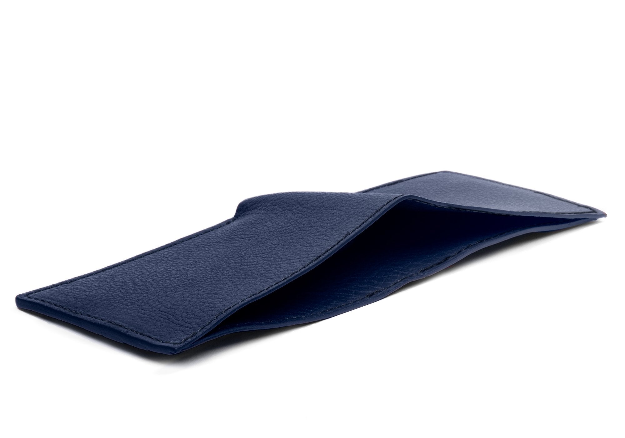 Leather Bifold Wallet Indigo
