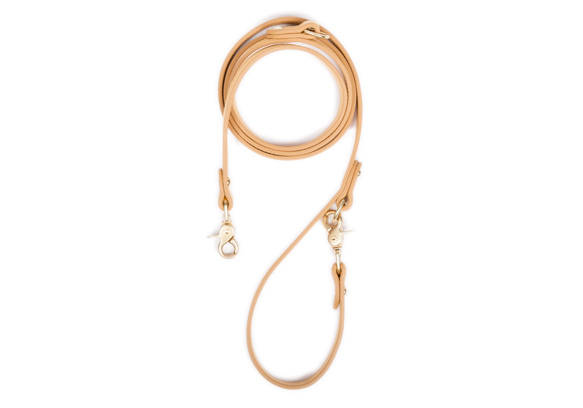 Leather Dog Leash Ochre