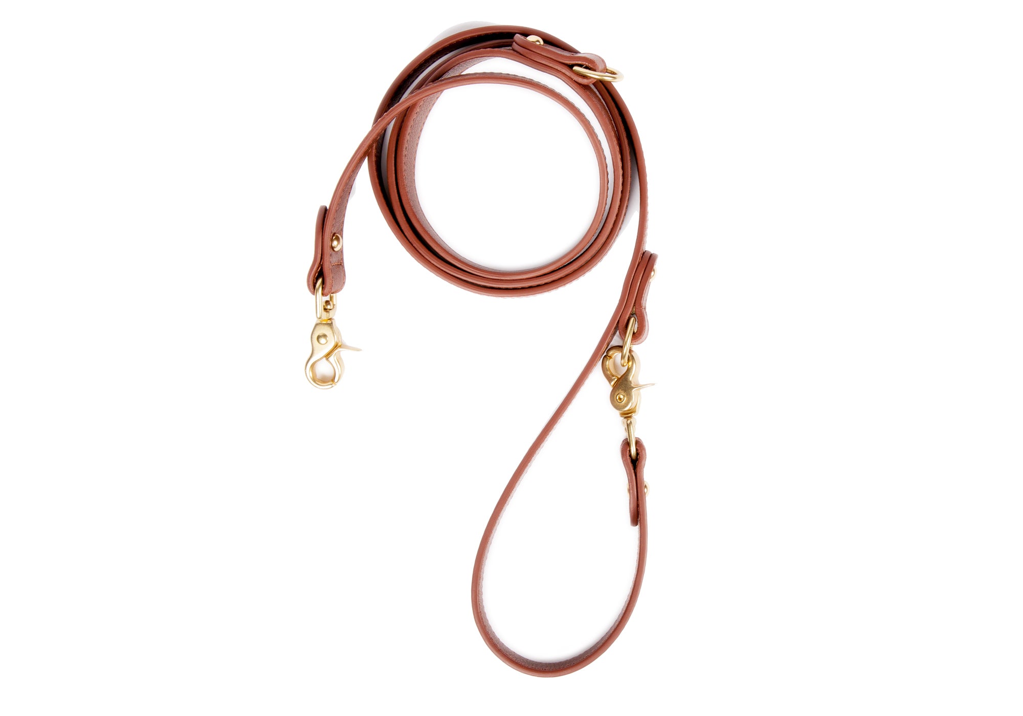 Leather Dog Leash Chestnut