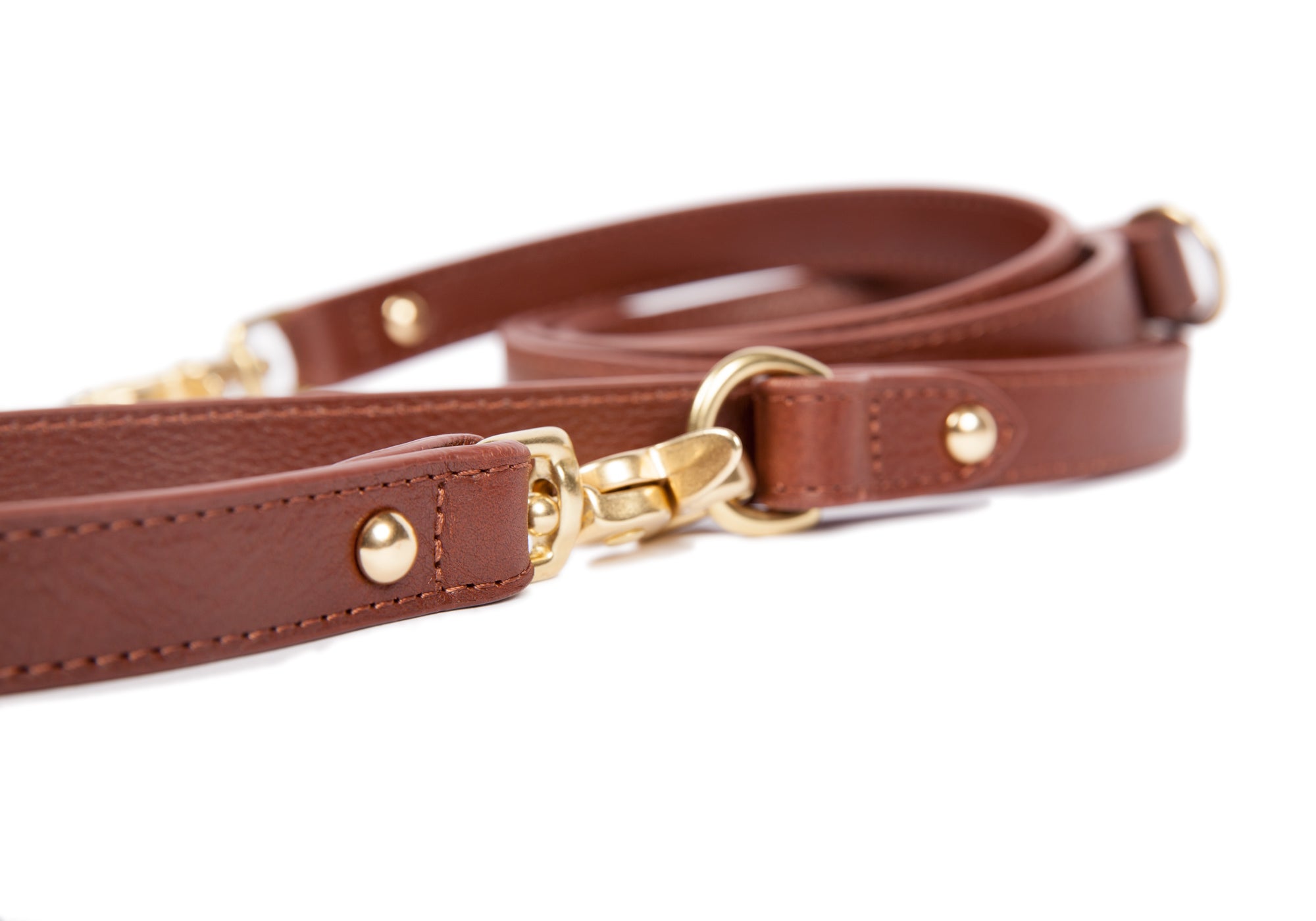 Leather Dog Leash Chestnut