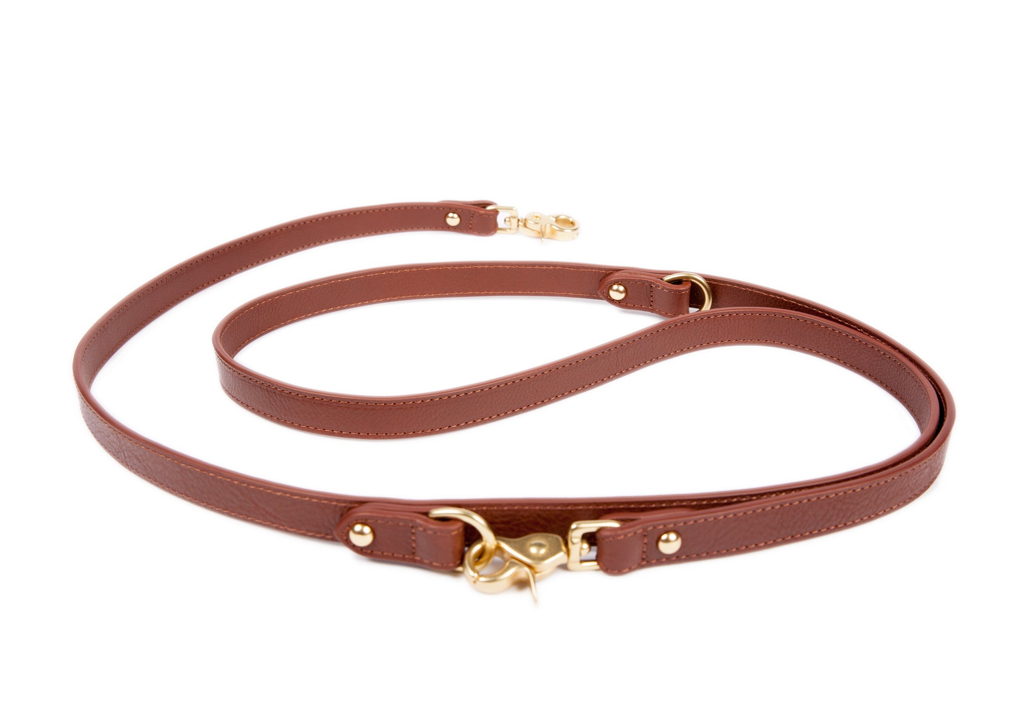 Leather Dog Leash Chestnut