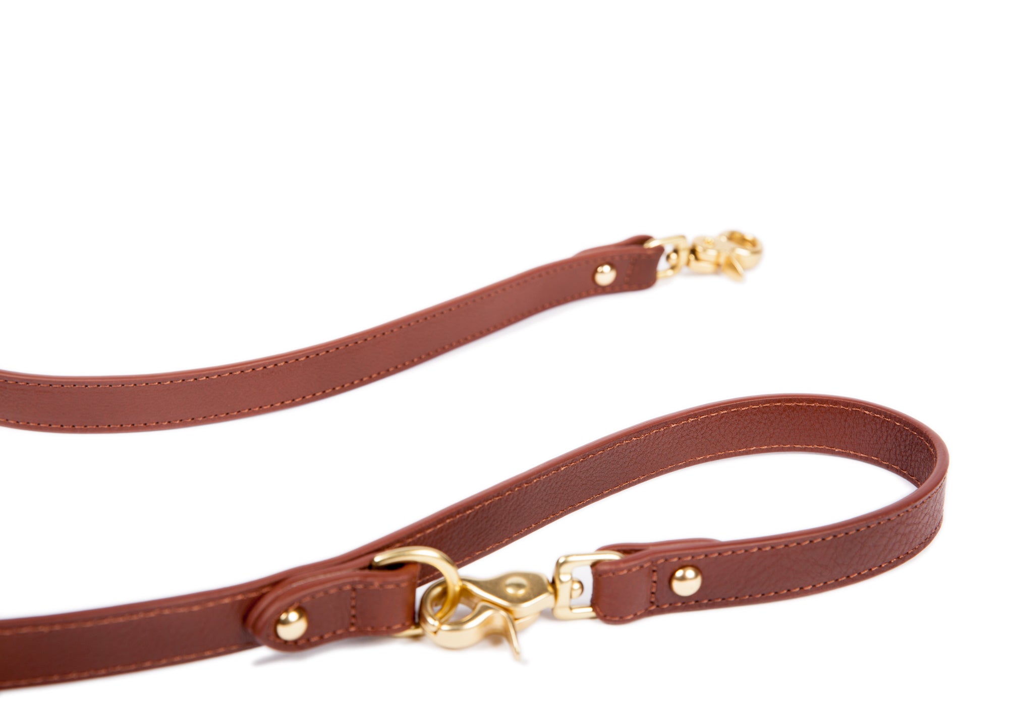 Leather Dog Leash Chestnut
