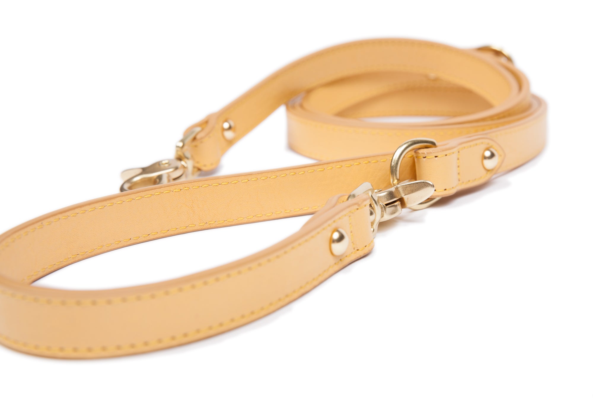 Leather Dog Leash Ochre
