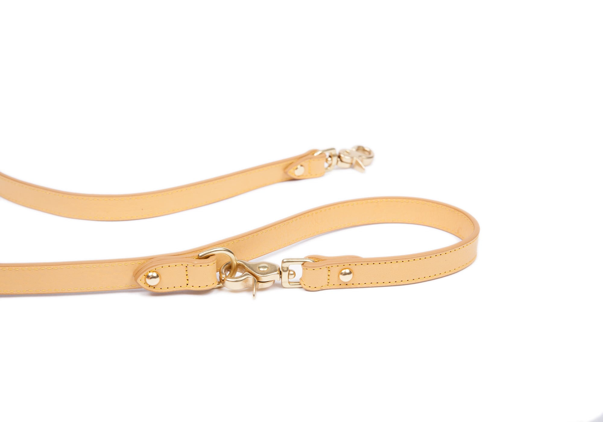 Leather Dog Leash Ochre