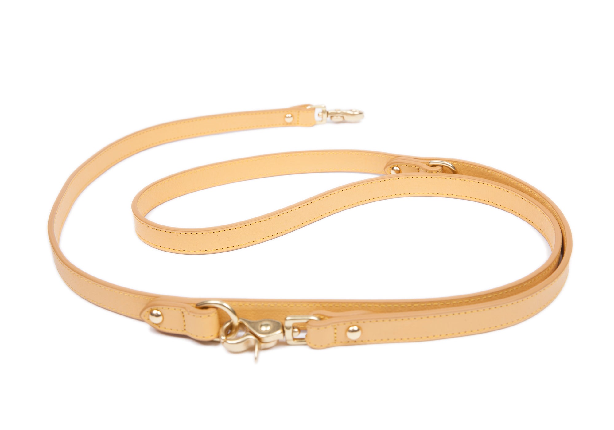 Leather Dog Leash Ochre