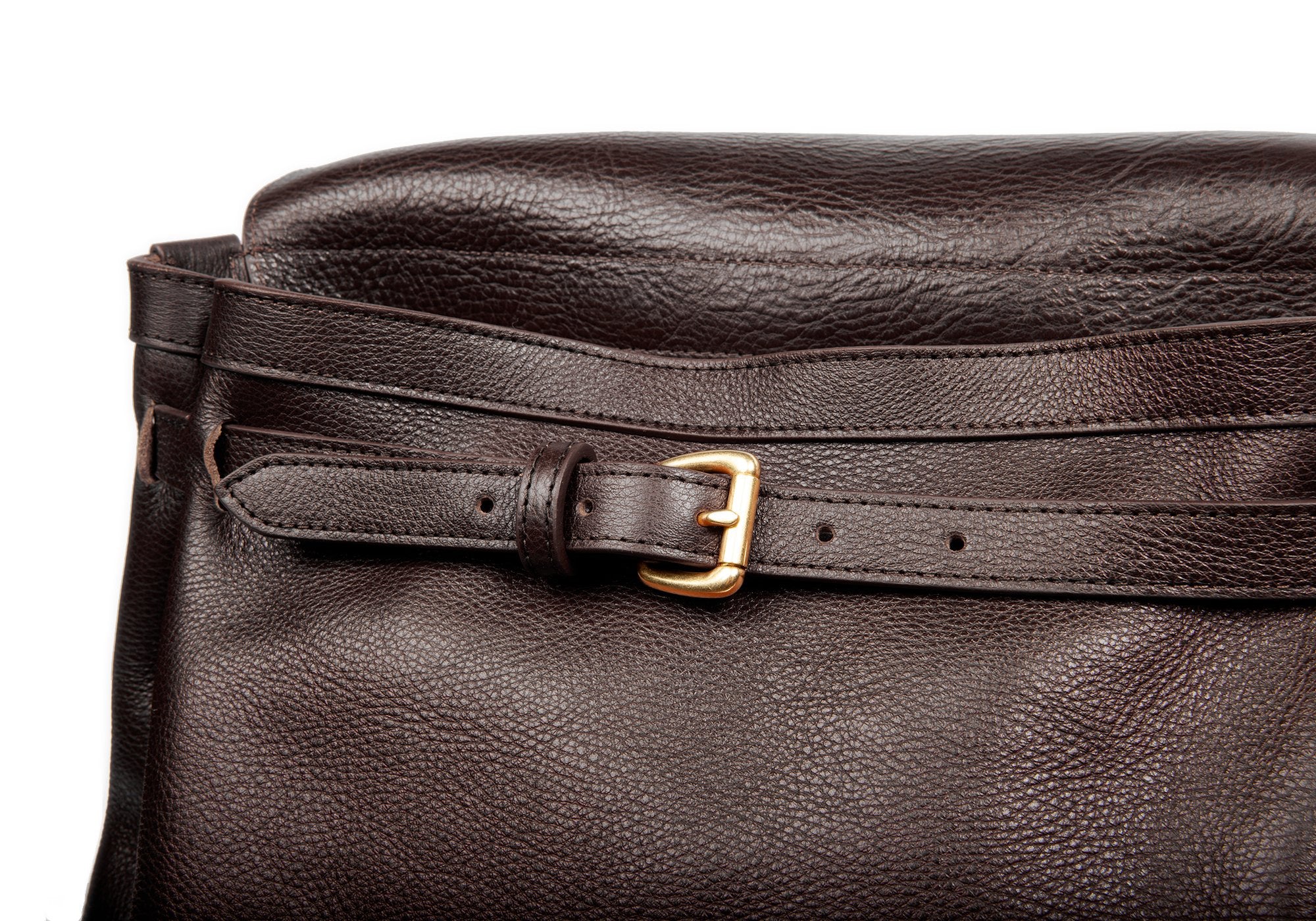 Leather Knapsack Chocolate