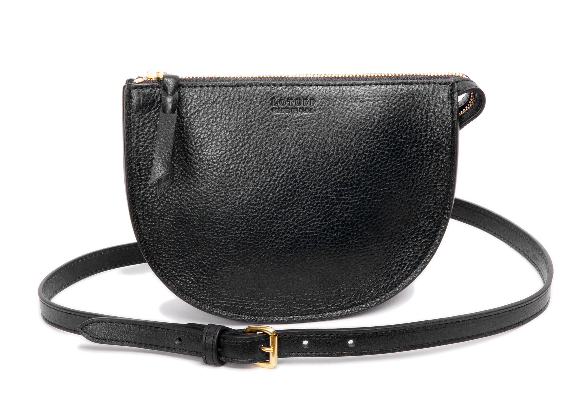 The Mini Luna Belt Bag Black-Red