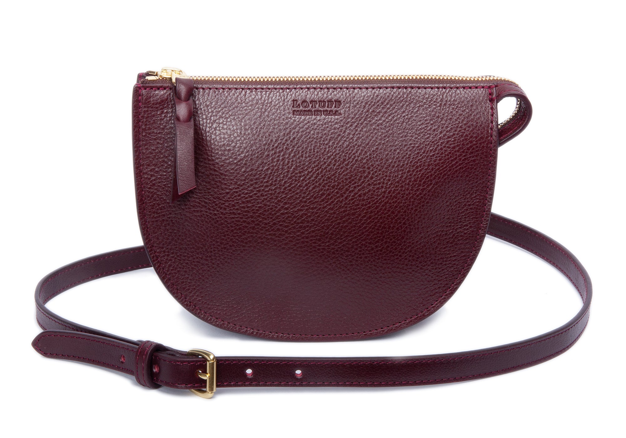 The Mini Luna Belt Bag Cordovan