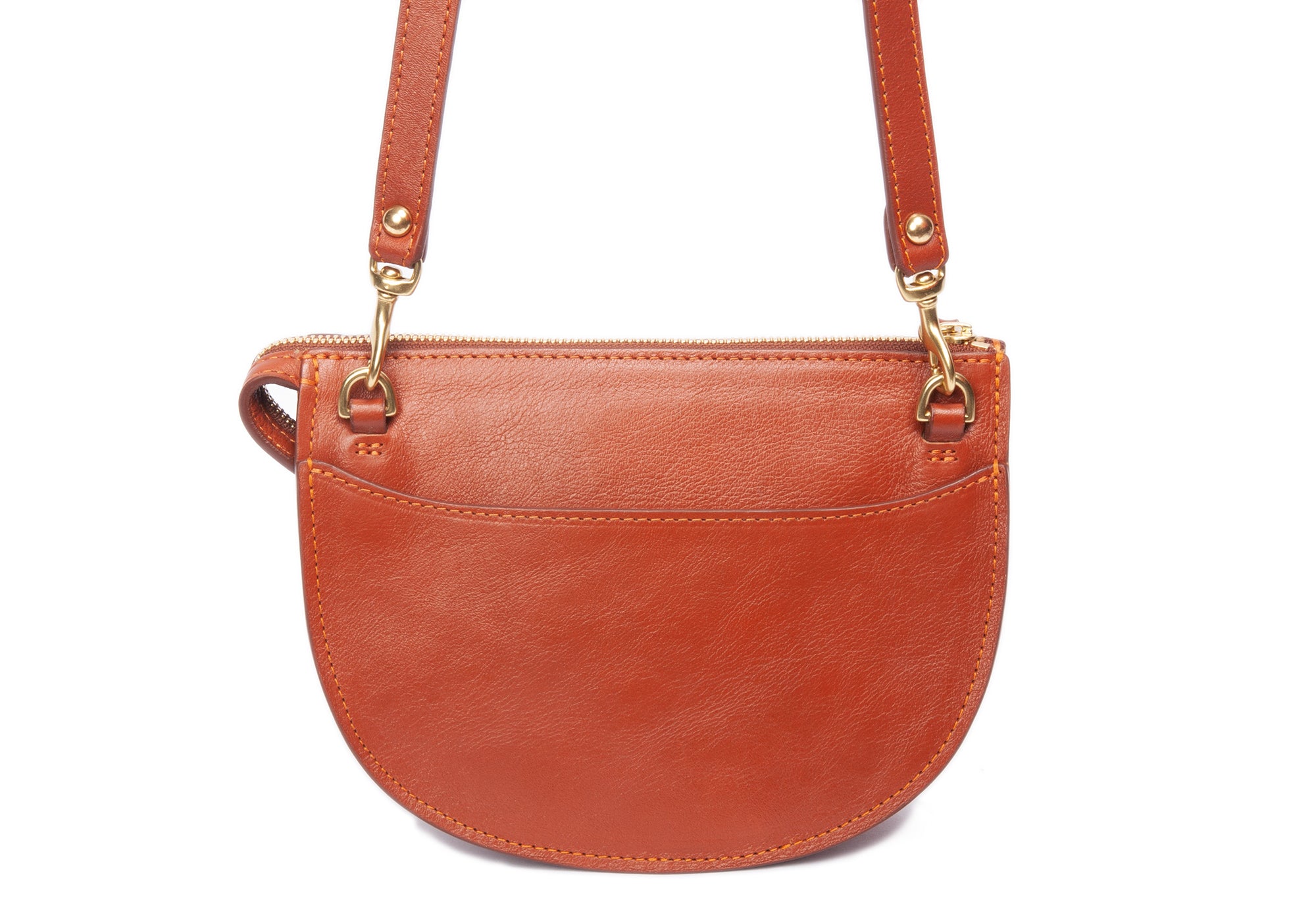 The Mini Luna Belt Bag Saddle Tan-Natural