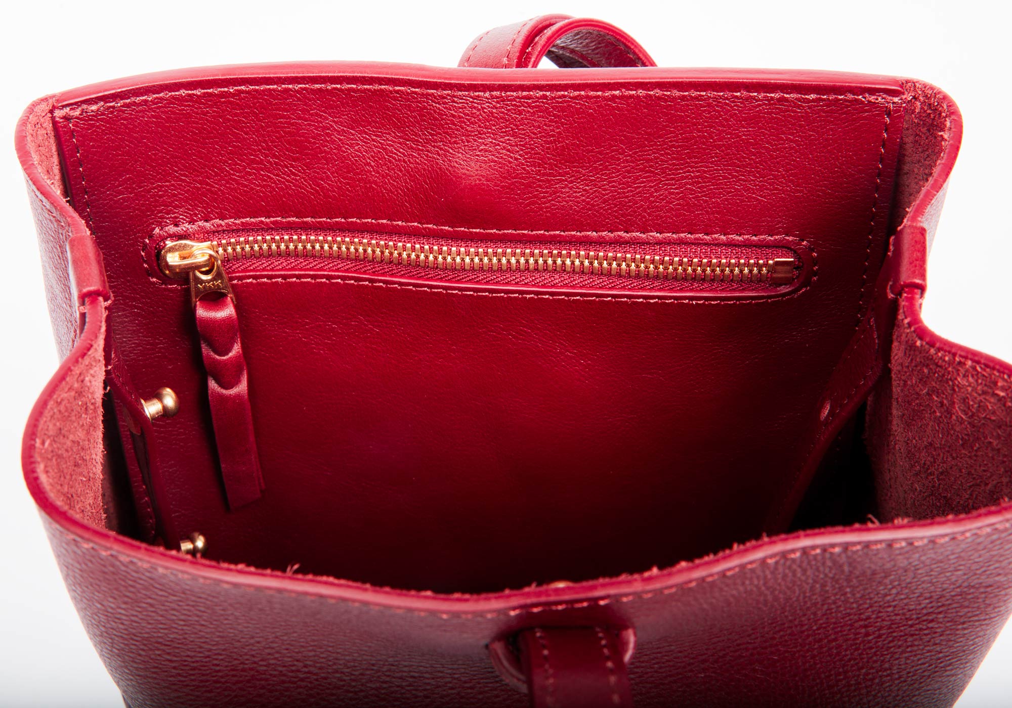 The Mini Sling Backpack Red