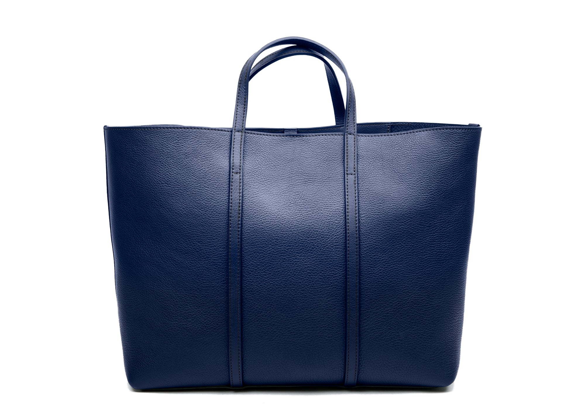 The Morris Leather Tote Indigo