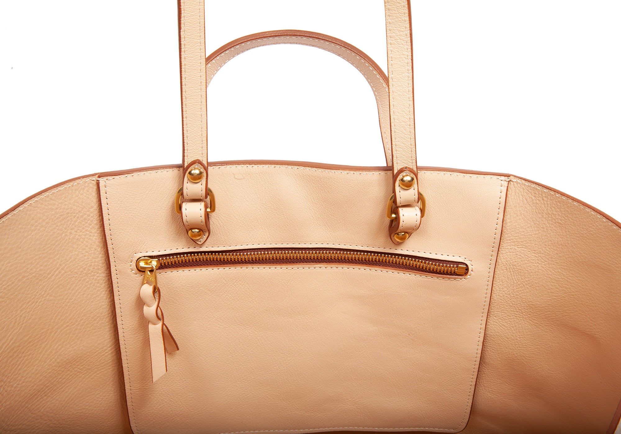 The Morris Leather Tote Natural