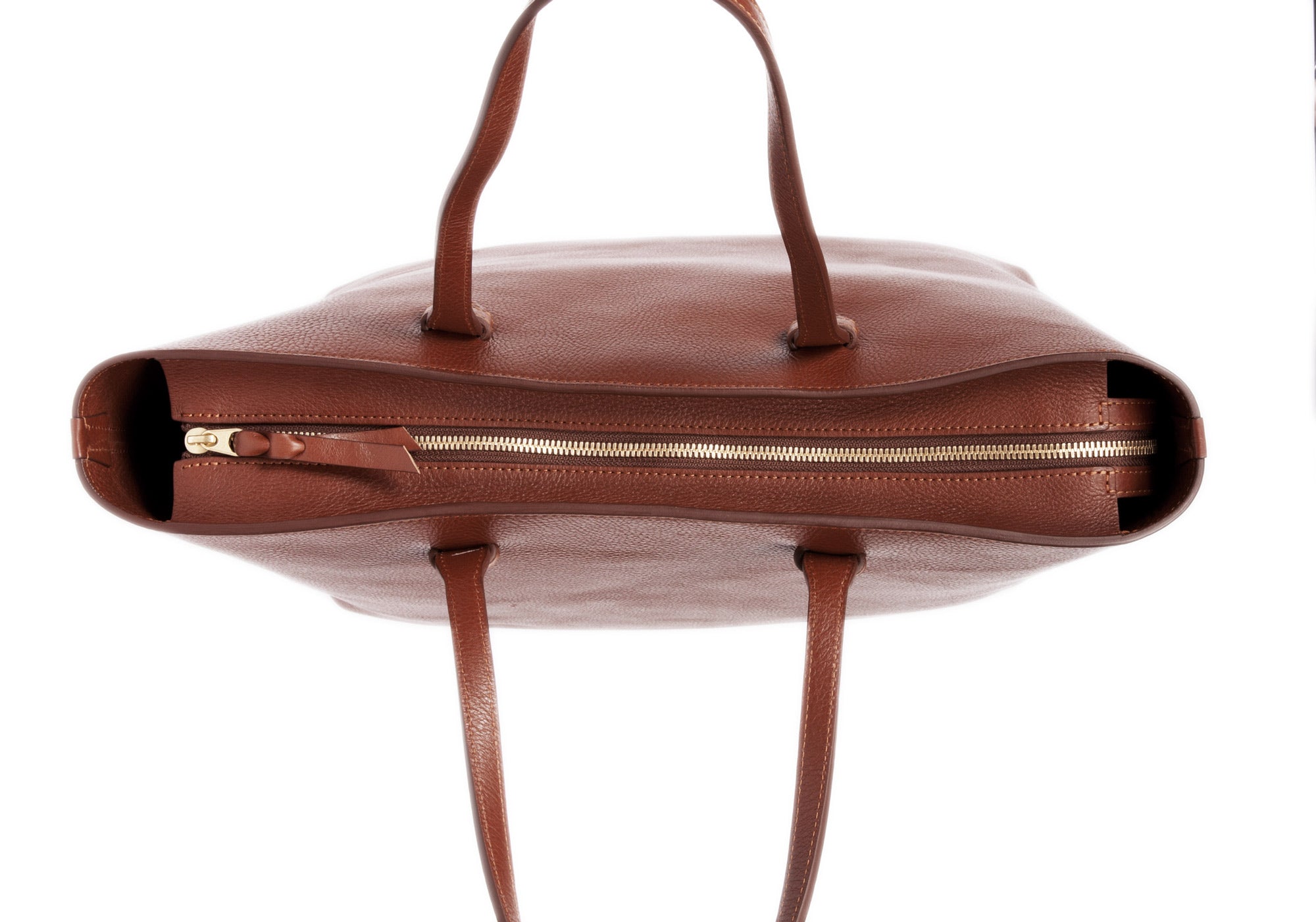 No. 12 Leather Tote Chestnut