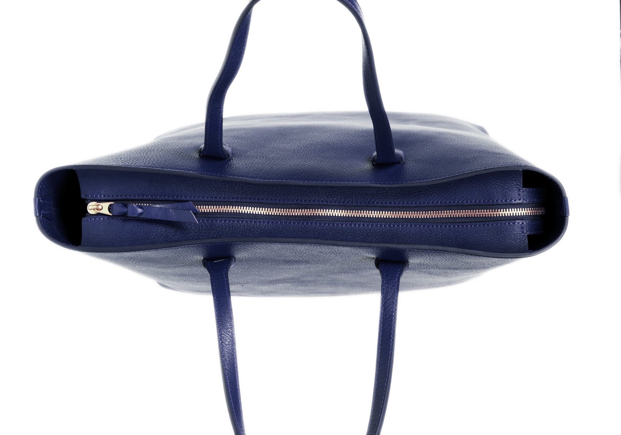 No. 12 Leather Tote Indigo