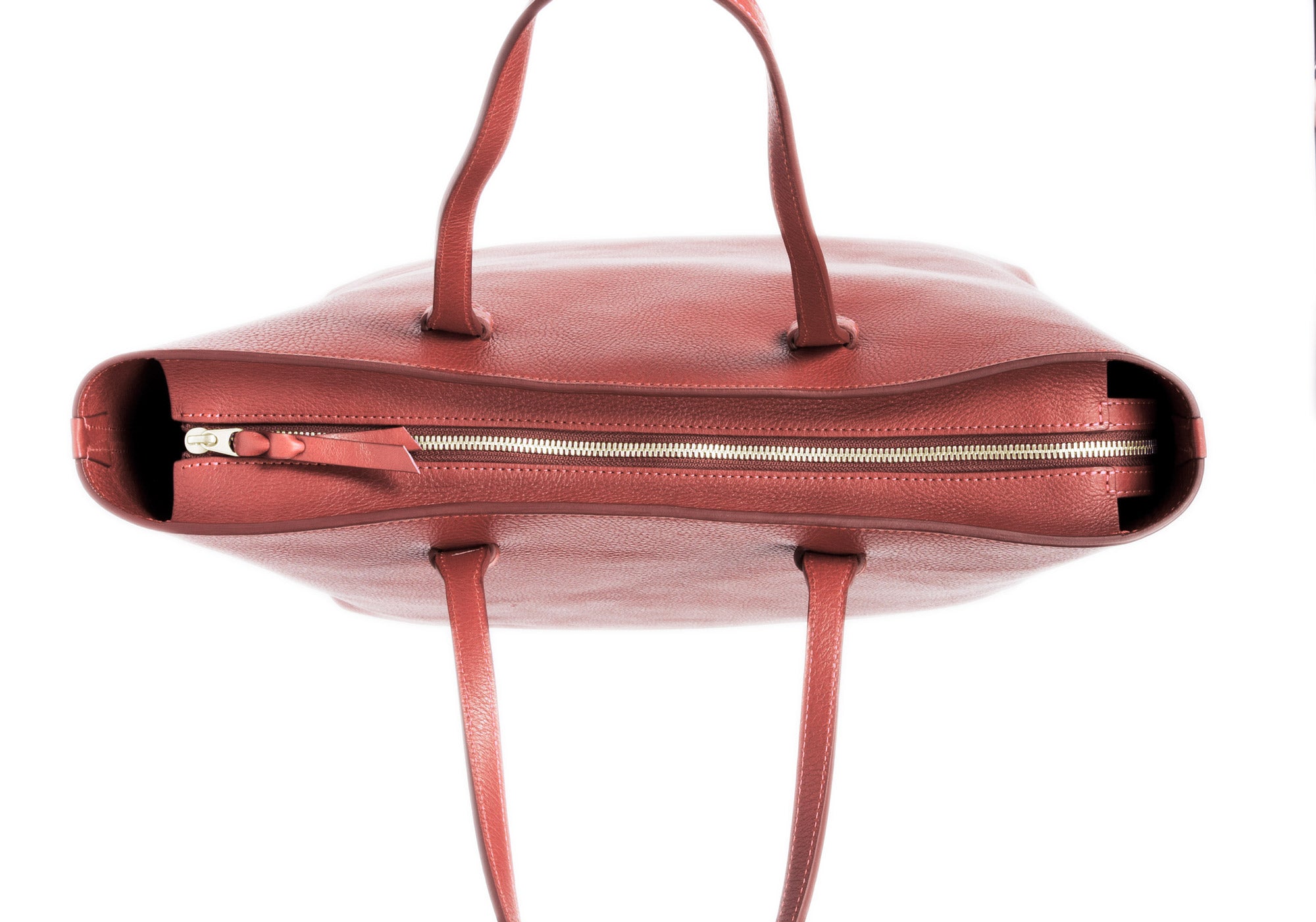 No. 12 Leather Tote Rosewood